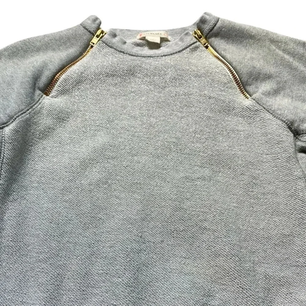 Crewcuts | Gray Double Zip Sweatshirt (4-5 yrs)